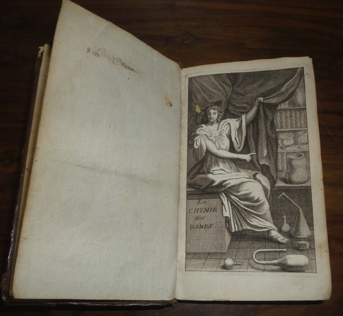 Livre 18ème chimie des - livre, la