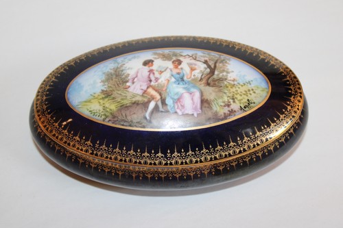 Bonbonnière porcelaine de - en,
