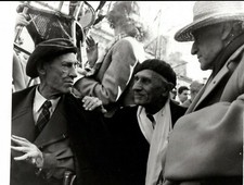 PHOTOGRAPHIE SACHA GUITRY MAURICE UTRILLO PAUL FORT