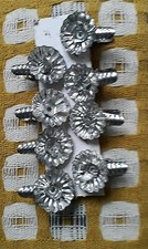 8 anciennes pinces à bougies pour sapin.