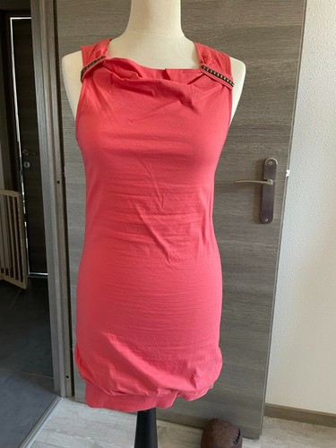 Robe femme moulante corail - moulante,