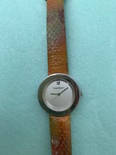 Montre Yves bertelin -Bracelet cuir- vintage - Diametre cadran 2,8 cm- avec pile