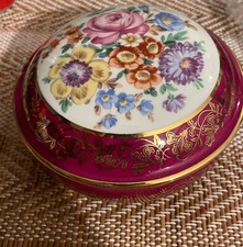 boite porcelaine Limoges motif