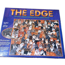 Challenging Jigsaw Puzzle The Edge Cat Spread by Ditz 1008 pieces Chat cat
