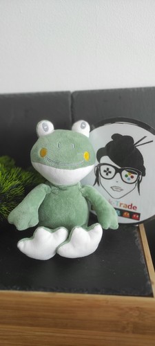 Peluche doudou grenouille - peluche,