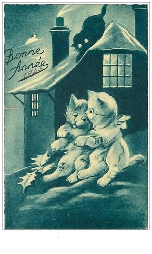 Chats bonne annee - chats.n°93.bonne, annee.chats
