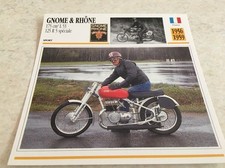 Carte moto Gnome & Rhône 175 L53 125 R5 1956 1959 collection Atlas motorcycle 