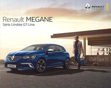 Catalogue brochure publicité prospectus RENAULT MEGANE IV GT-Line (2019)