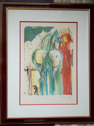 Salvador dali lithographie - salvador,
