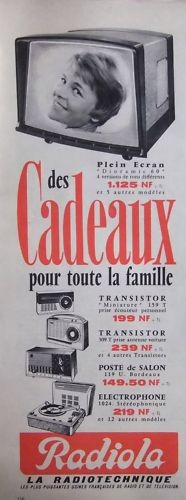 Publicité 1960 radiola - 1960,