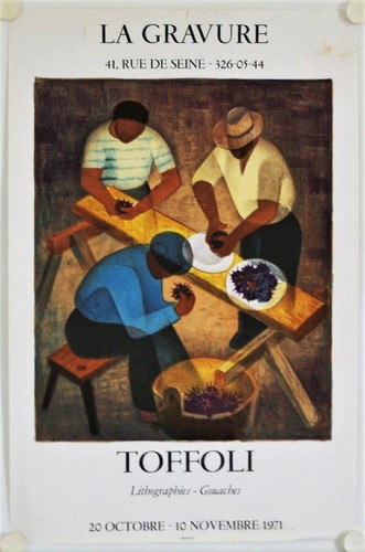Affiche toffoli 1971 - affiche,