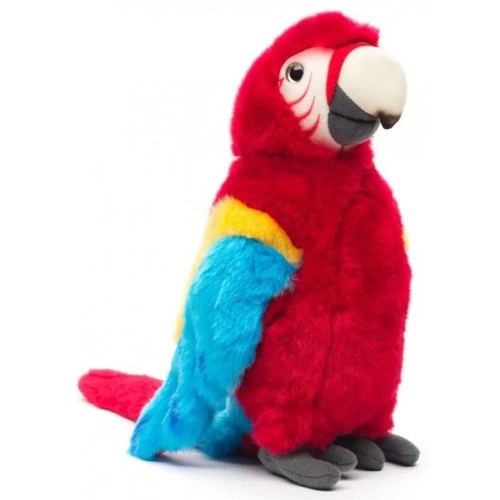 Peluche perroquet 28 - (rouge),