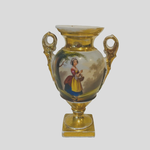 Vase médicis porcelaine - en,