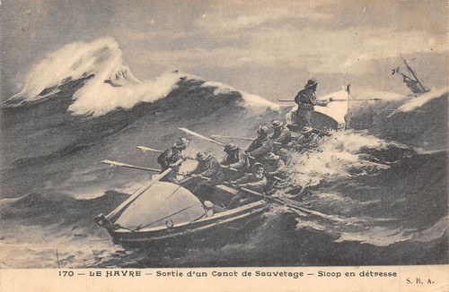 Cpa havre sortie d un - 76, /