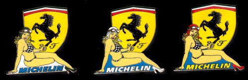 Pins pin up michelin - pin's, pin-up