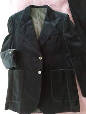 Costume homme en velours noir vintage