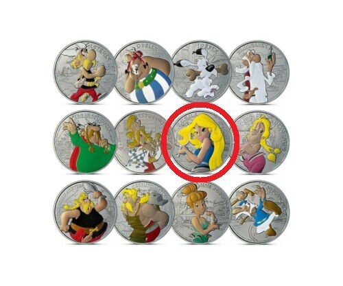 Mini médaille asterix - mini-médaille,