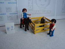 PLAYMOBIL vintage city country enfants poney set 3579 de 1982 centre équestre #2
