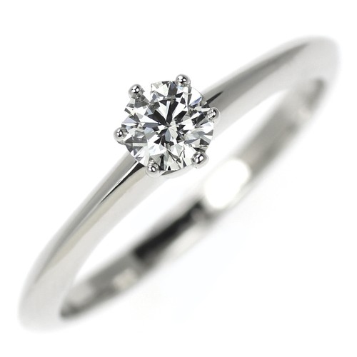 Bague diamant tiffany - tiffany, pt950