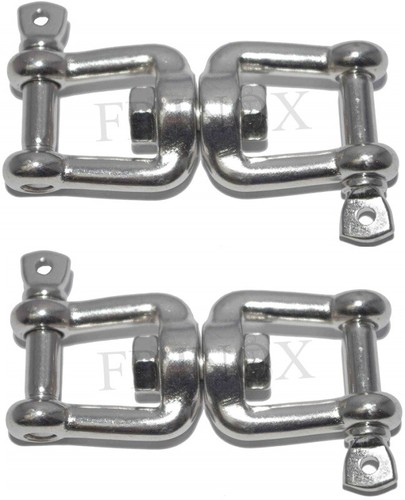 Double emerillon 6mm inox - emerillon,