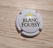 Capsule de pétillant Val de Loire Blanc Foussy blanche et noire fines bulles