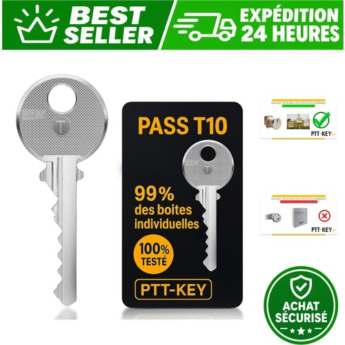 Clé ptt t10 pour boîte - clé, aux