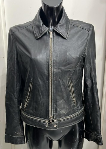 Veste cuir véritable femme - veste,