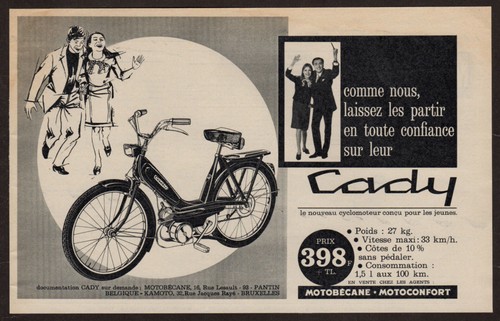 1966 motobecane caddy - motobecane,