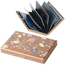 ® Blocage RFID Porte Carte de Crédit avec 6 Compartiments en PVC pour Femmes ...