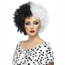 Perruque adulte luxe Cruella