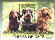 Cambodge Bloc 274 oblitéré 2000 Races: teckel nain