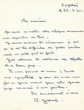 Raymond GUERRIER :  seul un