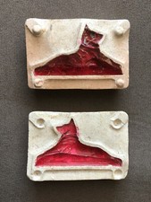 Ancien moule à soldat de plomb représentant un chien - années 30