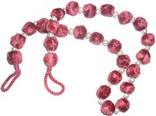 Pom Perle " Ex " Laura Ashley " Embrasse Rideau Bordeaux X 2