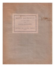 JOUHANDEAU, MARCEL Marie Laurencin 1928 Première Édition Broché