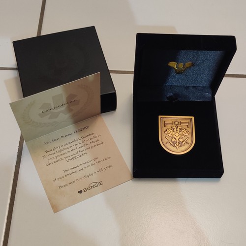 Destiny unbroken seal pin - unbroken,