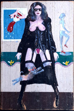 Tableau POP ART  Huile/Panneau