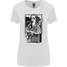 T-Shirt Femme À Coupe Large Mona Lisa Rock Musique Électrique