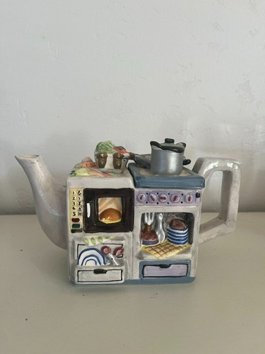 Théière vintage forme - vintage, en