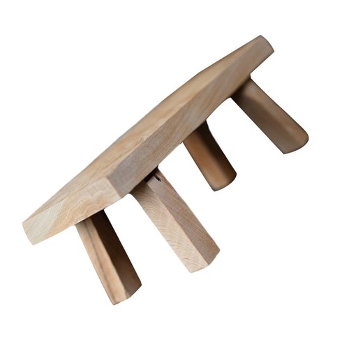 Wooden stool tabouret - wooden,
