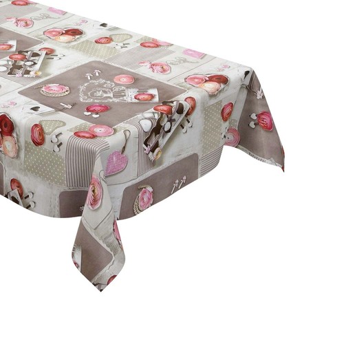 Nappe table toile - en, cirée