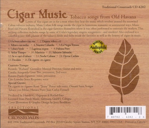 Cuarteto tiempo cigar music - -,