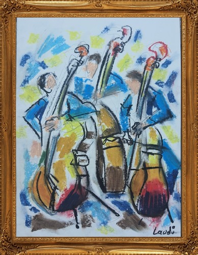 Pastels tendres sur papier - pastels,