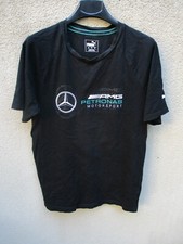 T-shirt MERCEDES AMG PETRONAS MOTORSPORT PUMA Formule 1 trikot jersey noir S