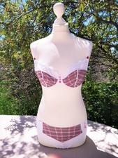 Joli ensemble Hechter Studios carreaux multicolores, neuf 90C/38