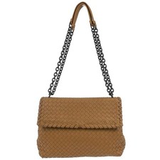 Bottega Veneta Brown Lambskin