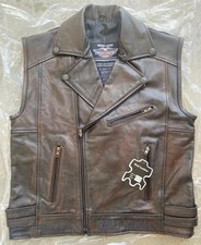 Gilet de motard en cuir