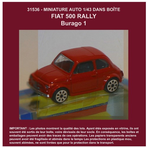 1786 miniature fiat 500 rally - 1786,