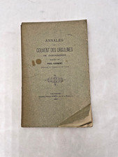 Annales du couvent des Ursulines de Carcassonne par P.Laurent - 1887 (Ex Nr. 3)