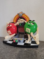 Distributeur M&M's Début 2000. Fonctionne Sans Piles. Décoré Jukebox 